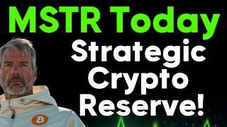 MSTR (MicroStrategy): The first ever GOD candle and strategic crypto reserve announced!