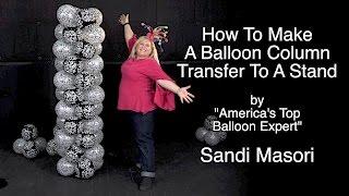 How To Load Balloon Garland Onto a Stand