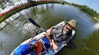 Kayaking on the Lake Woodlands   4K