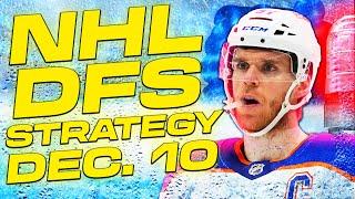 NHL DFS Strategy Tuesday 12/10/24 | DraftKings & FanDuel Daily Fantasy Hockey Picks