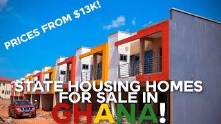 GHANA'S GOVERNMENT DEBUTS AFFORDABLE HOMES FOR EVERYONE! | BUILDING IN GHANA