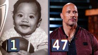 Evolution of Dwayne Johnson "The Rock" | 1 to 47 years ( Transformation )