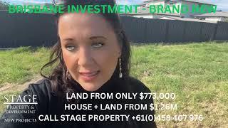 STAGE Property - Bridgeman Downs Brisbane Land for Sale from $773,000 - Build Brand New Property.