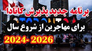 برنامه جدید پذیرش کانادا برای مهاجرین در سال 2024