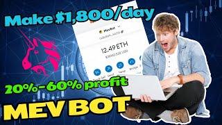 Free MEV Bots Guide: 2024 Best Profit on Uniswap | Sandwich Bot Earn Ethereum