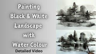 SHOCKING Water Colour Secrets Revealed for Stunning Black and White Landscapes