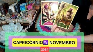 CAPRICÓRNIO ️ NOVEMBRO DE 2024 / amor  dinheiro  benção  alerta/ mensagem espiritual  #tarot