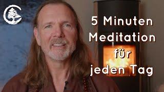 5 Minuten Stille-Meditation für jeden Tag