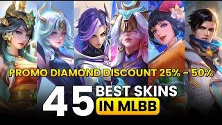45 BEST SKINS RECOMMENDATION FOR MOBILE LEGENDS 2024 THAT MUST BE PURCHASED USING PROMO DIAMONDS