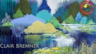 Acrylic decorative painting techniques and tutorial with Clair Bremner on Colour In Your Life