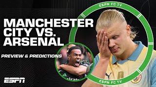 Manchester City vs. Arsenal PREDICTIONS  NO ONE believes in an Arsenal win?  | ESPN FC