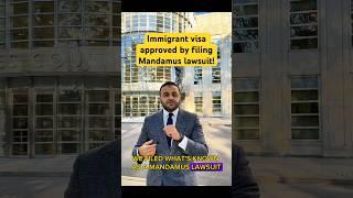 Call our office at 718-783-6819 to file a #Mandamus lawsuit if your #visa case has been delayed.