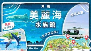 【2024免費海豚表演、美麗海水族館＆翡翠海灘️｜我們在海洋博公園 Ocean Expo Park逛的3個景點｜超適合親子的旅遊景點】by. Jiu Jiu