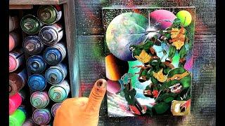The Amazing Ninja Turtles by Spray Art Eden