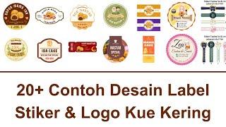 20+ Contoh Desain Label Stiker Kue Kering & Logonya, Temukan Pilihan Desain Yang Kamu Sukai!