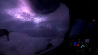 Hurricane Hunters Fly Into Hurricane Sam - NOAA Pilots Cockpit Video GoPro MAX 360