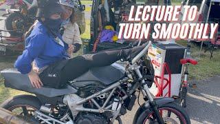 Special Lecture - How to Turn Smoothly - by Female Moto Gymkhana Rider, Rank B- Hana, Japan