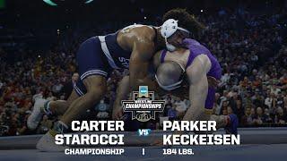 Carter Starocci vs. Parker Keckeisen: 2025 NCAA wrestling championship (184 pounds)