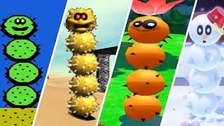 Evolution of Pokey in Super Mario Games (1987-2023)