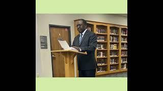 Poetry Reading by Pastor Christopher Mwashinga, at James White Library, Andrews University, Part 1