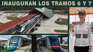 Inauguran los tramos 6 y 7 del Tren Maya