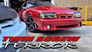 RIDICULOUS Terminator swapped & Kenne Bell boosted fox body!