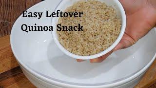 Easy & Quick Leftover Quinoa Snack | Easy Quinoa Recipes | Quick Evening Snack | Let's Cook For Us