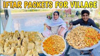 Iftar Packets For Village And Neighbours ️Big thaal Of Sweets And Namakpary Ramadan Special