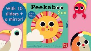 Take a look inside Peekaboo Sun – a brilliant summer board book for babies and toddlers!