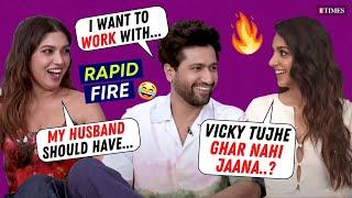 Rapid Fire: Kiara Advani Gets NAUGHTY On A Katrina Question; Tells Vicky Kaushal 'Ghar Nahin Jaana?'