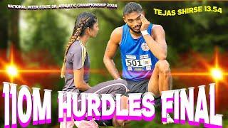 110m New Record 13.54 || Tejas Shirse || Inter State athletics championships 2023