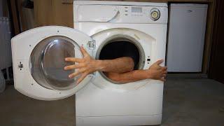 Experiment -  Scary Mysteries-  in a Washing Machine