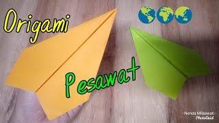 Cara membuat origami pesawat sederhana