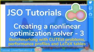 Julia tutorial on creating a nonlinear optimization solver with JuliaSmoothOptimizers - part 3
