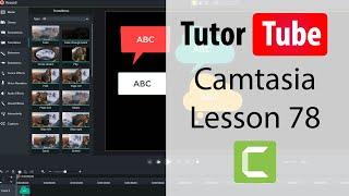 Camtasia Tutorial - Lesson 78 - Export Caption SRT File and Working with Caption properties