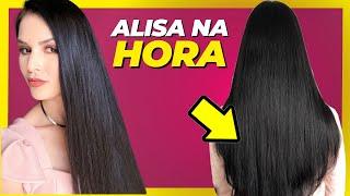 Liso Sem Chapinha e Sem Química! COMO DEIXAR O CABELO MAIS LISO DE FORMA NATURAL