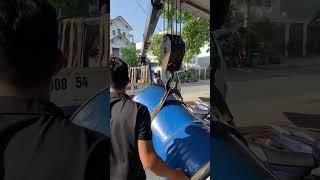 Đơn hàng đầu năm cho khách hàng tại Tp. HCM với bộ cầu nâng 1 trụ rửa xe của Ấn Độ