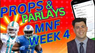 Monday Night Football Props | Titans vs Dolphins | Seahawks vs Lions | Props and Parlays Today