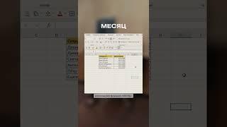 Сортировка по месяцам в Excel  #excel #чеклист #отчеты #формула
