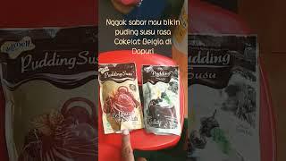 Puding Susu Rasa Cokelat Atau Belgian Chocolate