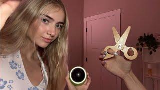 ASMR Behind Your Head For Intense Tingles (kinda fast and aggressive)