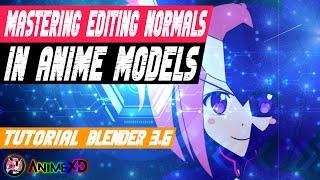 Mastering Editing Normals in Anime Models in Blender