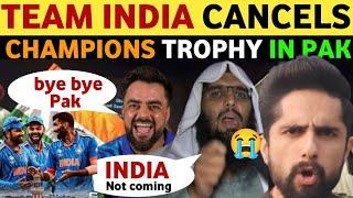 INDIAN TEAM WILL NOT COME PAKISTAN FOR CHAMPIONS TROPHY, PAKISTANI PUBLIC REACTION ON INDIA, REAL TV