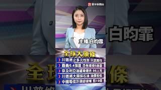 川普上班首日「狂退群」！「再簽行政命令」宣布退出WHO.巴黎協定 #寰宇新聞 @globalnewstw