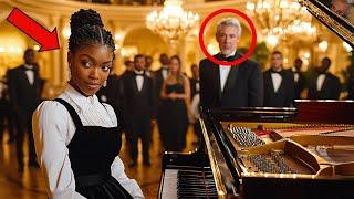 Rich Man Forces Black Waitress to Play Piano to Mock Her, But Her Talent Leaves Him Speechless