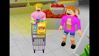 Roblox Molly and Daisy Grocery Shopping!