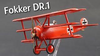 This Took a Lot of Work! Building the Airfix Fokker DR.1 Triplane in 1/72 Scale - Build & Review