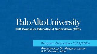 PhD Counselor Education and Supervision | Overview