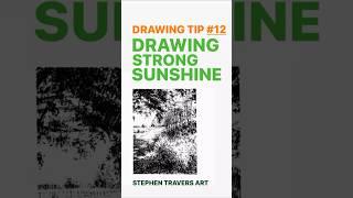 HOW TO DRAW STRONG SUNSHINE #stephentraversart #drawing #drawingtips