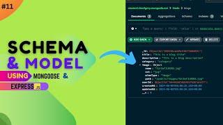 How To Create Schema And Save Data In Mongodb Atlas In Node.js | Beginner To Advance - #nodejs